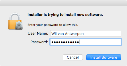 vimalin-install-enter-password