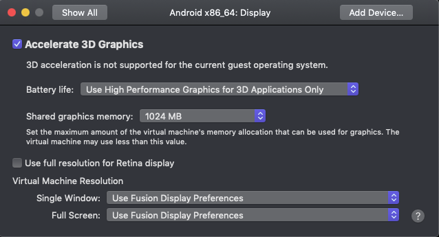 Display Settings